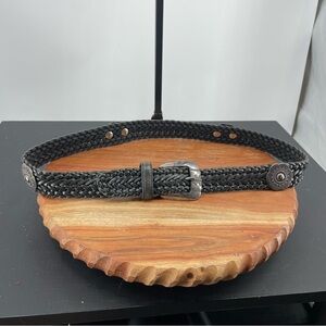 Vintage 90s Brighton Black Cherub Leather Belt Faux Croc Women S Y2K Brighton | Accessories | Vintage 9s Brighton Black Cherub  main image 2